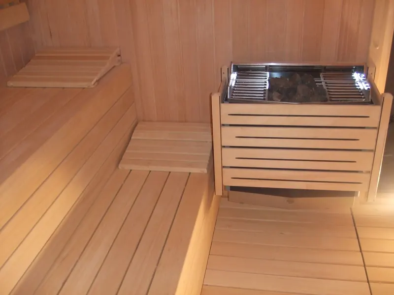 Sauna sobası ve iç hacim tasarımı