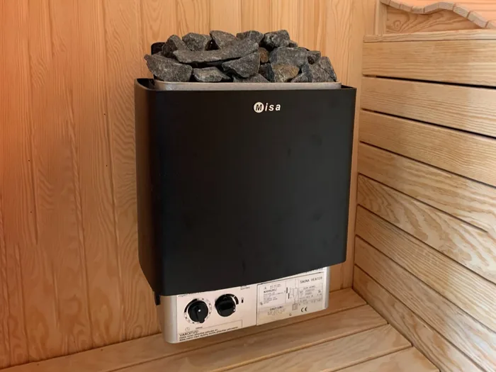 Misa sauna sobası broşürü ve ısıtıcı seçenekleri